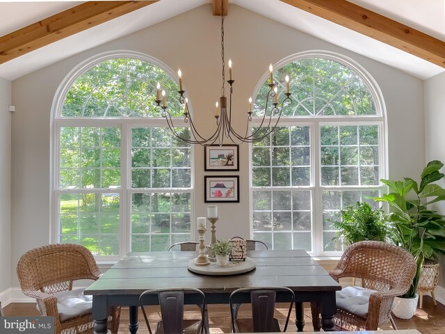 11372 Wollaston, Swan Point, MD 20645 - dining space with a chandelier