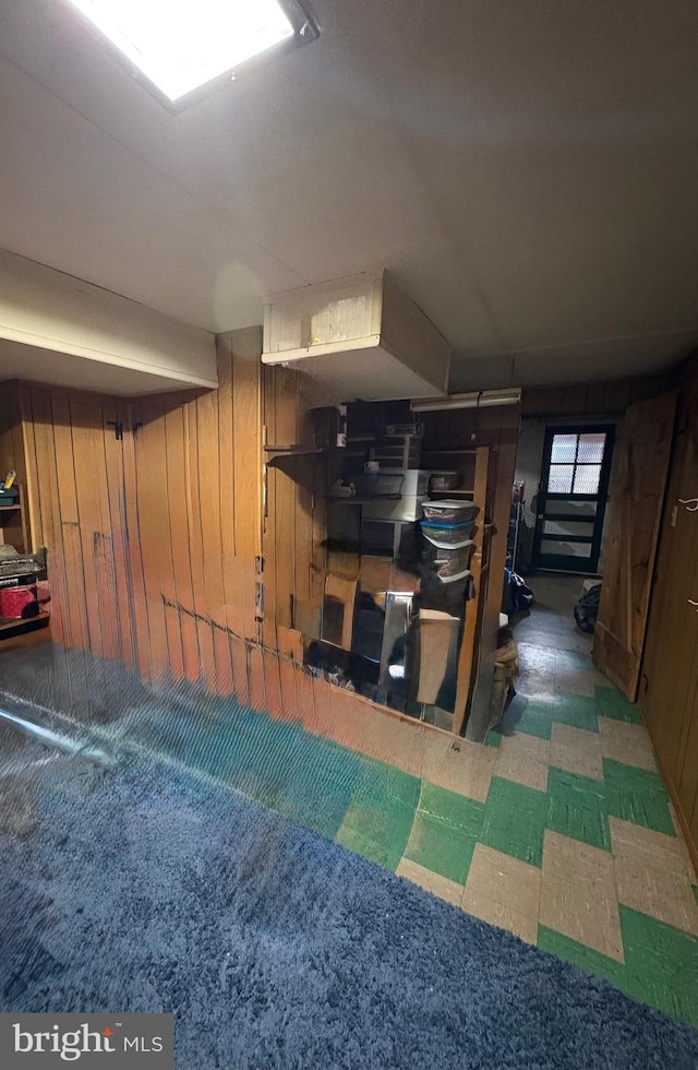 3630 Keystone Ave, Baltimore, MD 21211 - below grade area with wooden walls