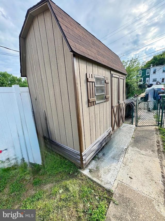 3630 Keystone Ave, Baltimore, MD 21211 - view of shed featuring fence and a gate