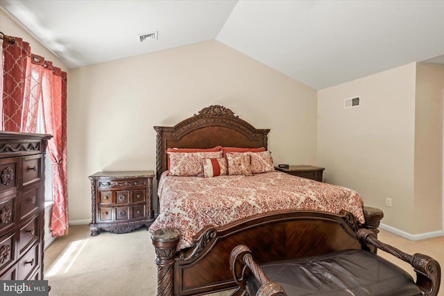 304 Iron Valley Dr, Lebanon, PA 17042 - carpeted bedroom featuring lofted ceiling and baseboards