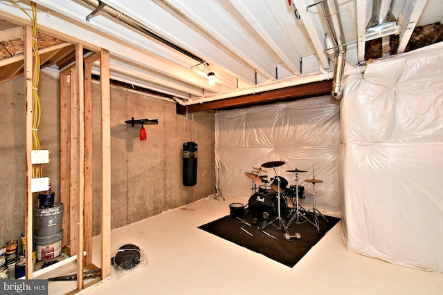 130 Schultz Rd, Sellersville, PA 18960 - view of unfinished below grade area