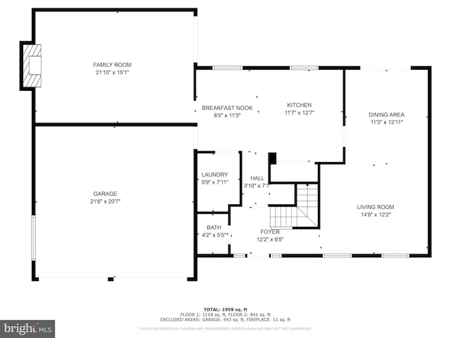 8929 Sweetbriar St, Manassas, VA 20110 - home floor plan