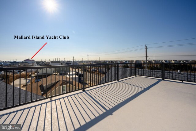 1308 E Bay Ave, Manahawkin, NJ 08050 - view of patio featuring a balcony