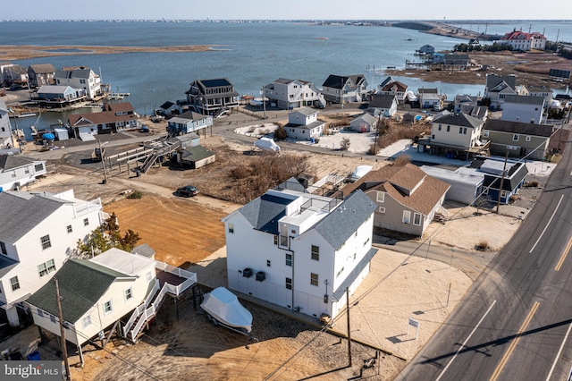 1308 E Bay Ave, Manahawkin, NJ 08050 - aerial perspective of suburban area featuring a nearby body of water