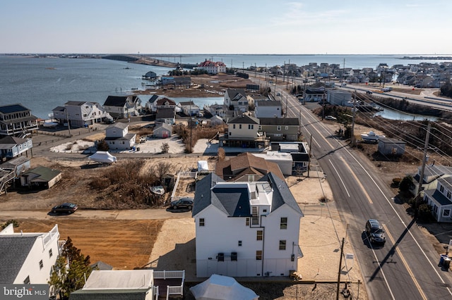 1308 E Bay Ave, Manahawkin, NJ 08050 - drone / aerial view of a large body of water and a notable bridge