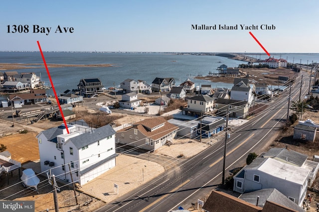 1308 E Bay Ave, Manahawkin, NJ 08050 - drone / aerial view of a large body of water