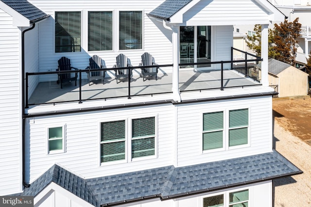 1308 E Bay Ave, Manahawkin, NJ 08050 - view of property exterior featuring a balcony