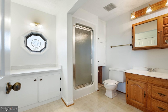 190 Chrismore Rd, White Post, VA 22663 - full bathroom with a shower stall, vanity, and tile patterned floors