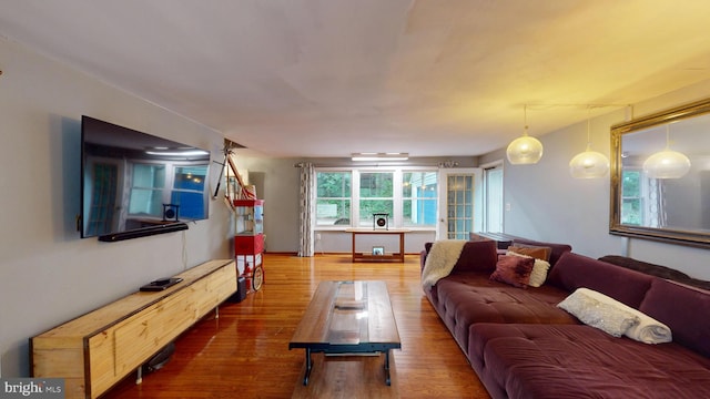 8609 N Dr, Clinton, MD 20735 - living area featuring wood finished floors