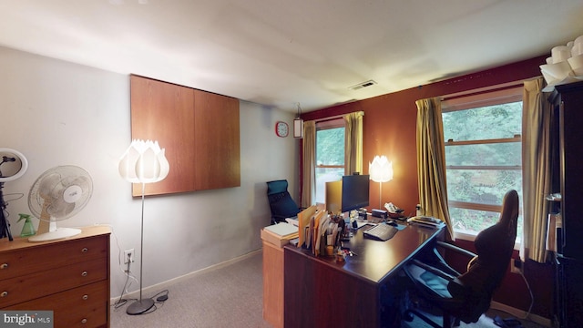 8609 N Dr, Clinton, MD 20735 - carpeted home office with baseboards
