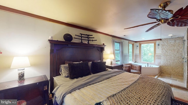 8609 N Dr, Clinton, MD 20735 - bedroom with a ceiling fan