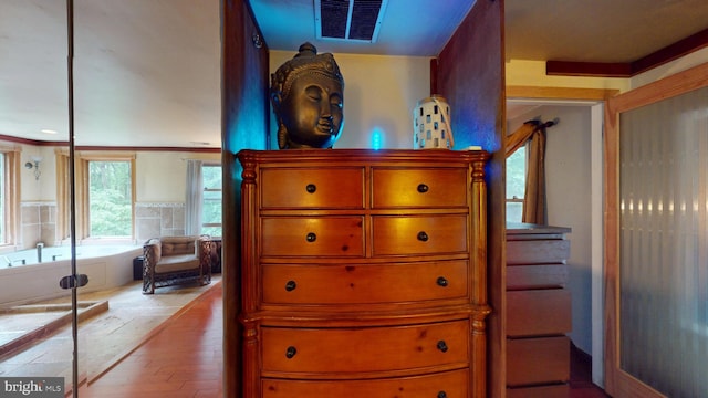 8609 N Dr, Clinton, MD 20735 - bedroom with wood finished floors