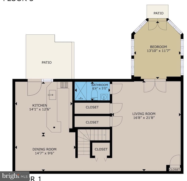 8609 N Dr, Clinton, MD 20735 - floor plan / room layout