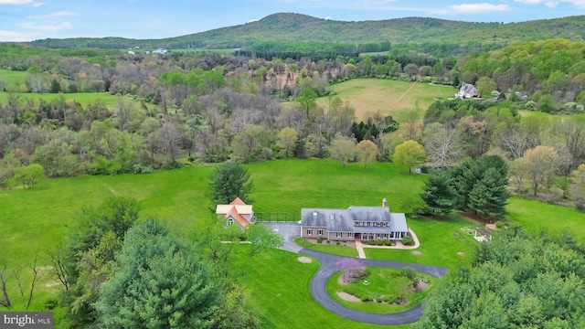 1402 Thurston Rd, Dickerson, MD 20842 - view from above of property with a forest and mountains
