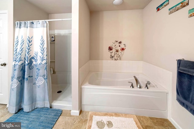 43 Ivy Ln, Gettysburg, PA 17325 - bathroom with a stall shower and a garden tub