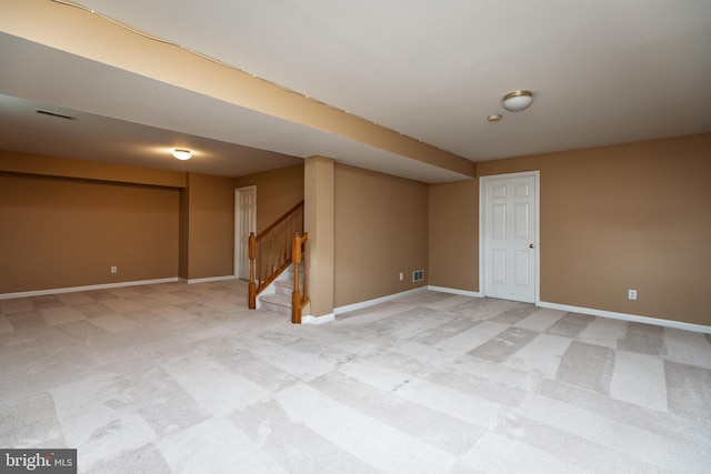 460 Preakness Run, Newark, DE 19702 - finished basement featuring light carpet and baseboards