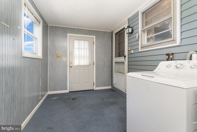 148 N Good Spring Rd, Hegins, PA 17938 - doorway to property featuring washer / dryer