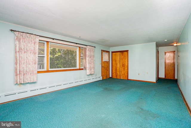 148 N Good Spring Rd, Hegins, PA 17938 - carpeted empty room with a baseboard radiator and baseboards