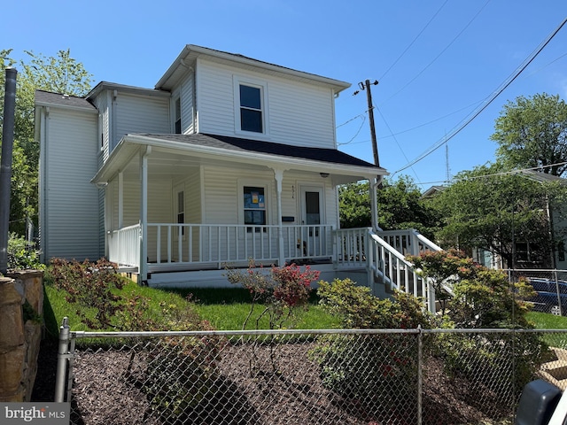 4914 22nd St N, Arlington, VA 22207 - country-style home featuring covered porch