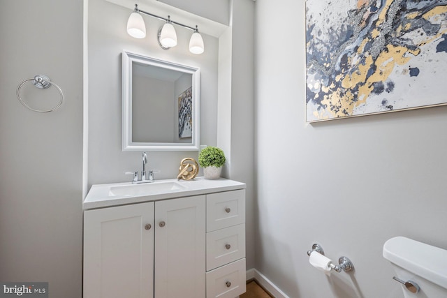 4914 22nd St N, Arlington, VA 22207 - half bath with vanity and toilet
