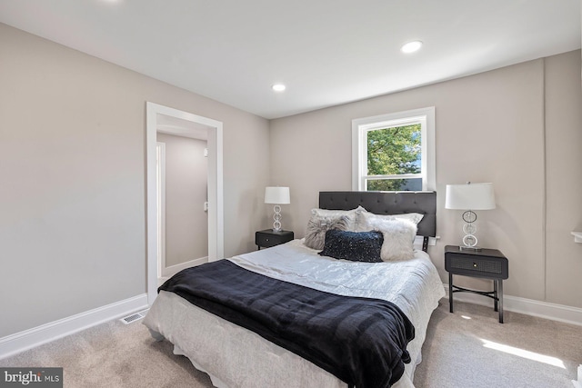 4914 22nd St N, Arlington, VA 22207 - bedroom featuring carpet, baseboards, and recessed lighting