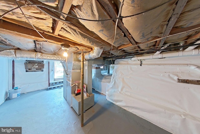 4914 22nd St N, Arlington, VA 22207 - below grade area featuring heating unit