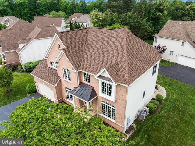 aerial view of property and surrounding area