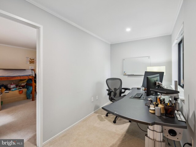 11041 Solaridge Dr, Reston, VA 20191 - carpeted office space featuring ornamental molding