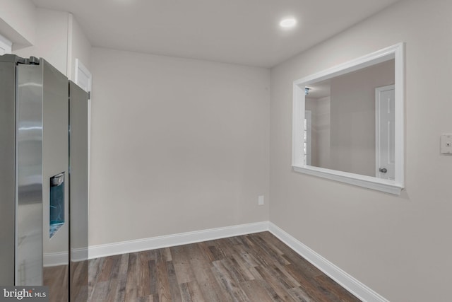 66 Cypress Pl, Newtown, PA 18940 - unfurnished room with dark wood-style floors, baseboards, and recessed lighting