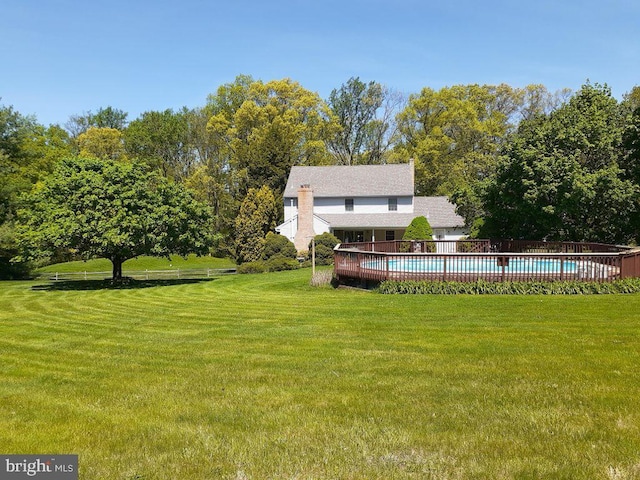 view of rear view of property
