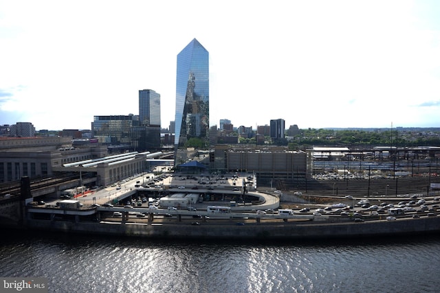 view of city featuring a nearby body of water