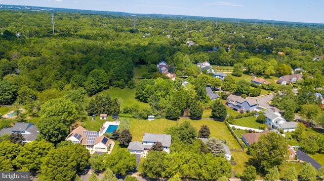 55 Cambridge Way, Princeton Junction, NJ 08550 - aerial view of a heavily wooded area
