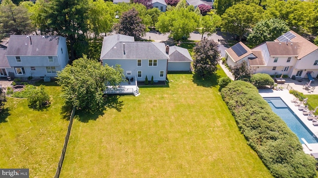 55 Cambridge Way, Princeton Junction, NJ 08550 - aerial view of residential area with a pool area