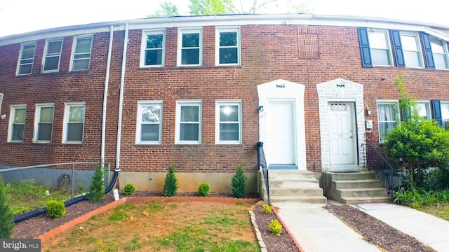 multi unit property with brick siding