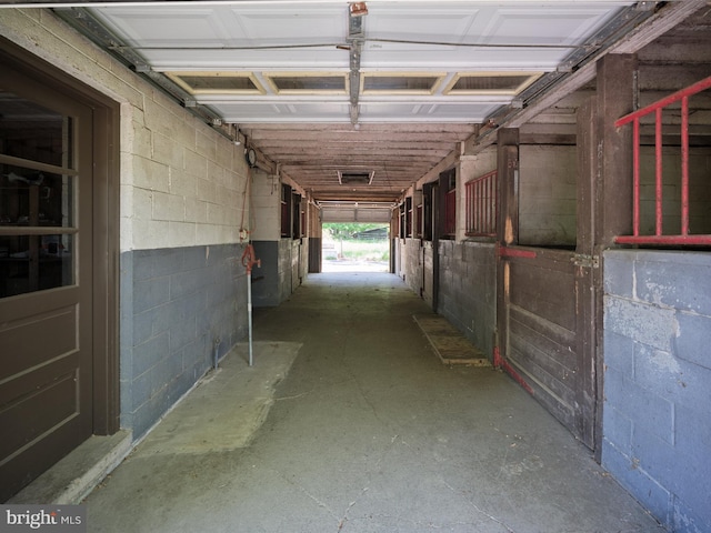 view of stable