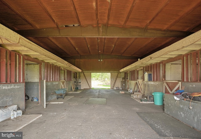 view of stable