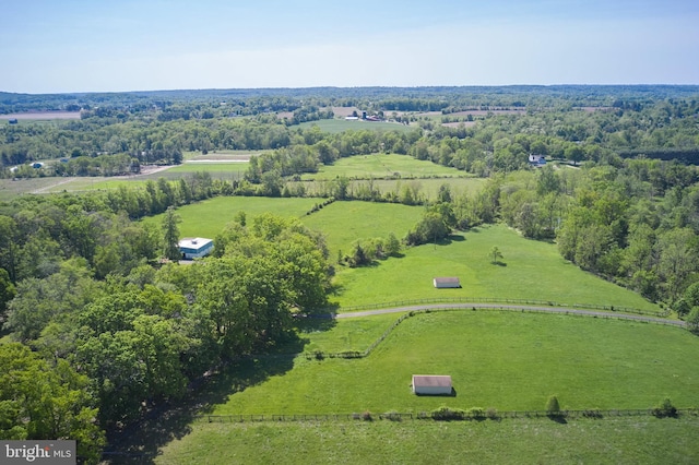 view of rural area