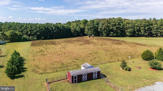 20852 Country Rd, Georgetown, DE 19947 - view of rural area featuring a heavily wooded area