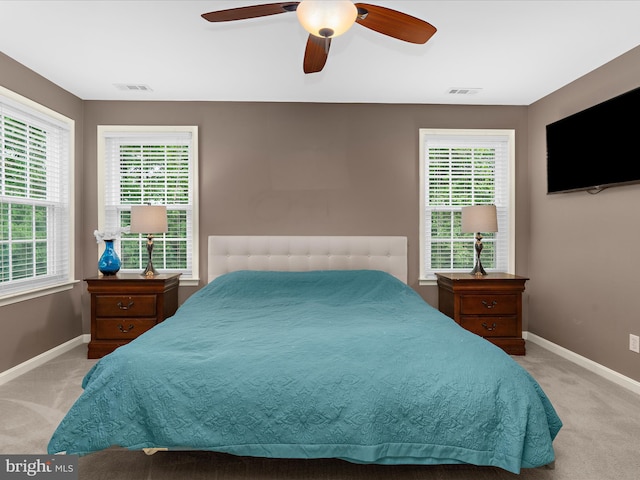 1904 Artillery Ln, Odenton, MD 21113 - bedroom featuring carpet, baseboards, and a ceiling fan