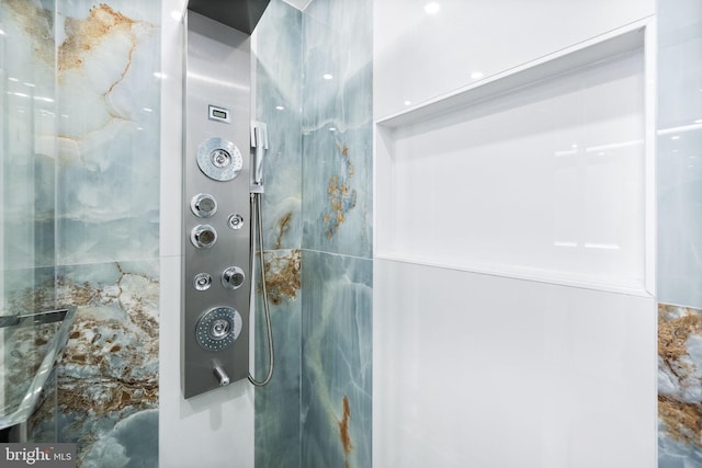 full bathroom with a shower