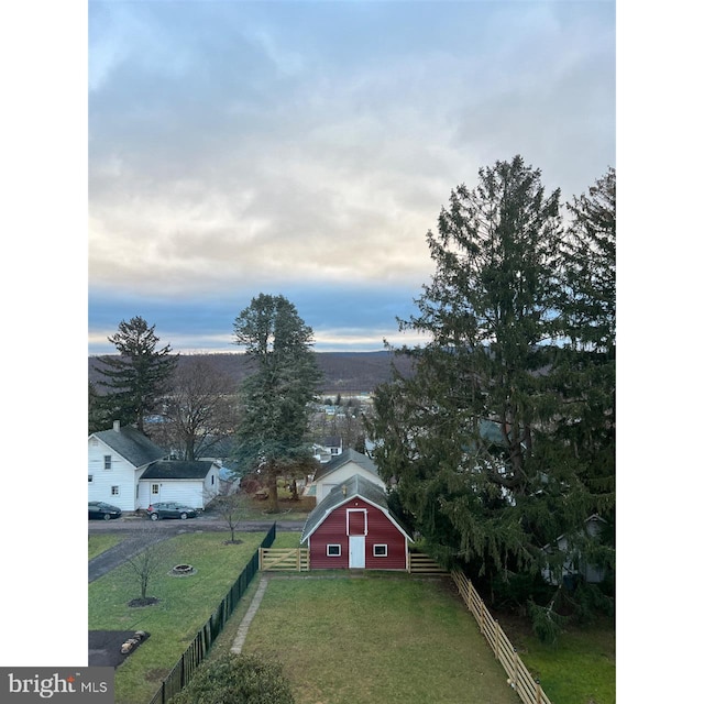 648 E 3rd St, Bloomsburg, PA 17815 - view of yard with a barn and an outbuilding