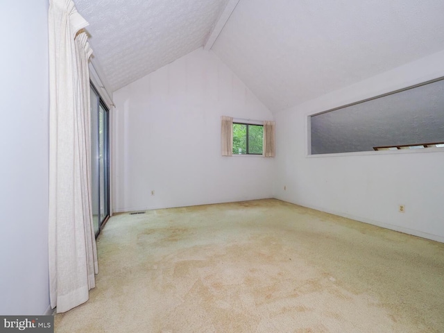 524 Ridge Rd, Annapolis, MD 21401 - spare room featuring vaulted ceiling and carpet