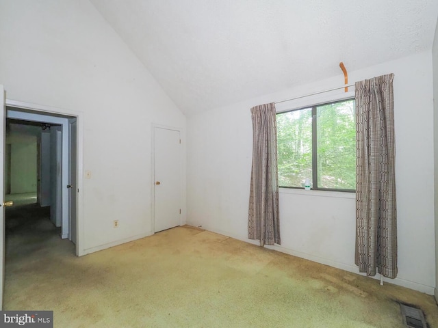 524 Ridge Rd, Annapolis, MD 21401 - spare room with light colored carpet and vaulted ceiling