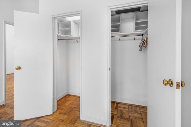 view of closet