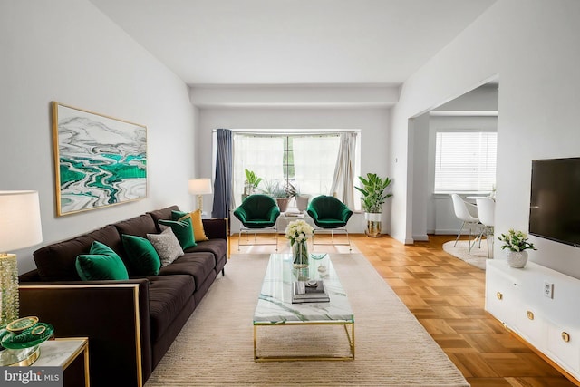 view of living area