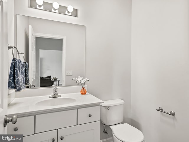 166 Spring Dale Ln, Felton, DE 19943 - half bathroom featuring toilet and vanity