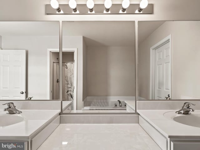 166 Spring Dale Ln, Felton, DE 19943 - bathroom featuring vanity and a garden tub