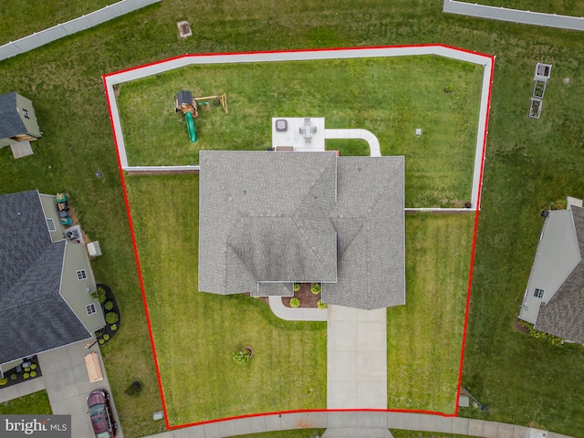 166 Spring Dale Ln, Felton, DE 19943 - aerial view of property's location featuring property boundaries highlighted