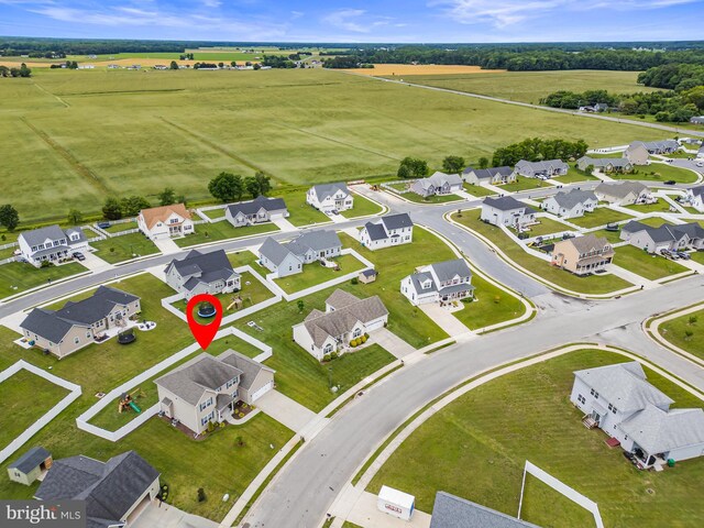 166 Spring Dale Ln, Felton, DE 19943 - overview of rural landscape featuring nearby suburban area