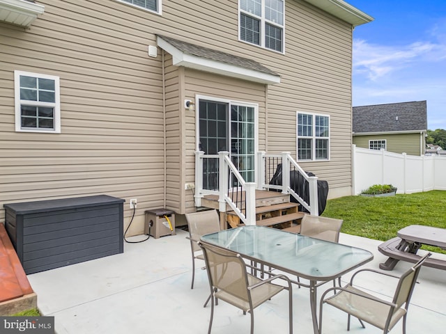 166 Spring Dale Ln, Felton, DE 19943 - view of patio with outdoor dining space